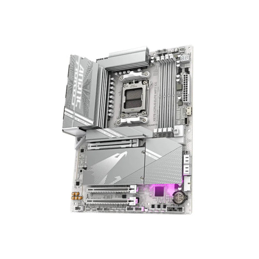 Gigabyte X870 Aorus Elite Wifi7 Ice Motherboard Microcenter India