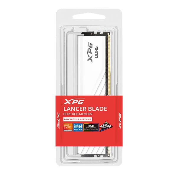 Adata XPG Lancer RGB 32GB (32GBx1) DDR5 6000MHz Desktop RAM White Microcenter India