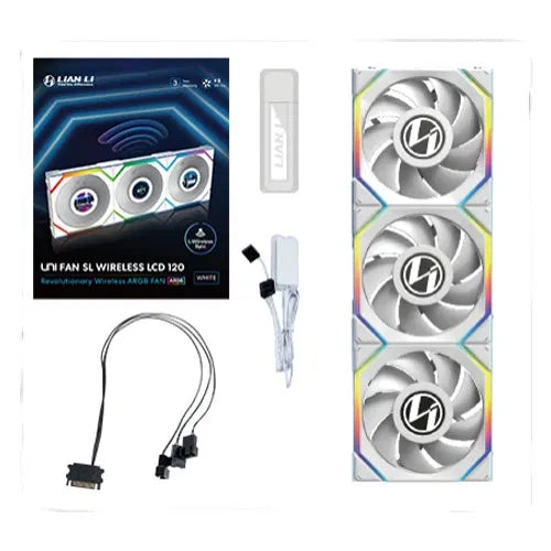 Lian Li UNI Fan SL Wireless LCD 120 ARGB Cabinet Fan Microcenter India