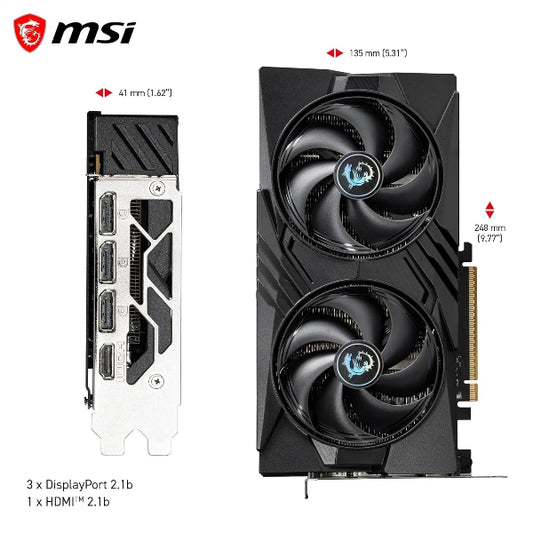 MSI RTX 5060 Gaming OC 8GB Graphics Card - Microcenter India.