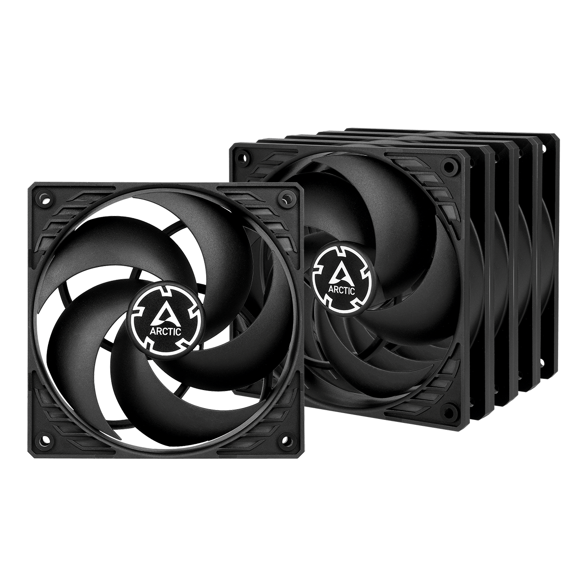 ARCTIC P12 120mm case fan value pack of five in black