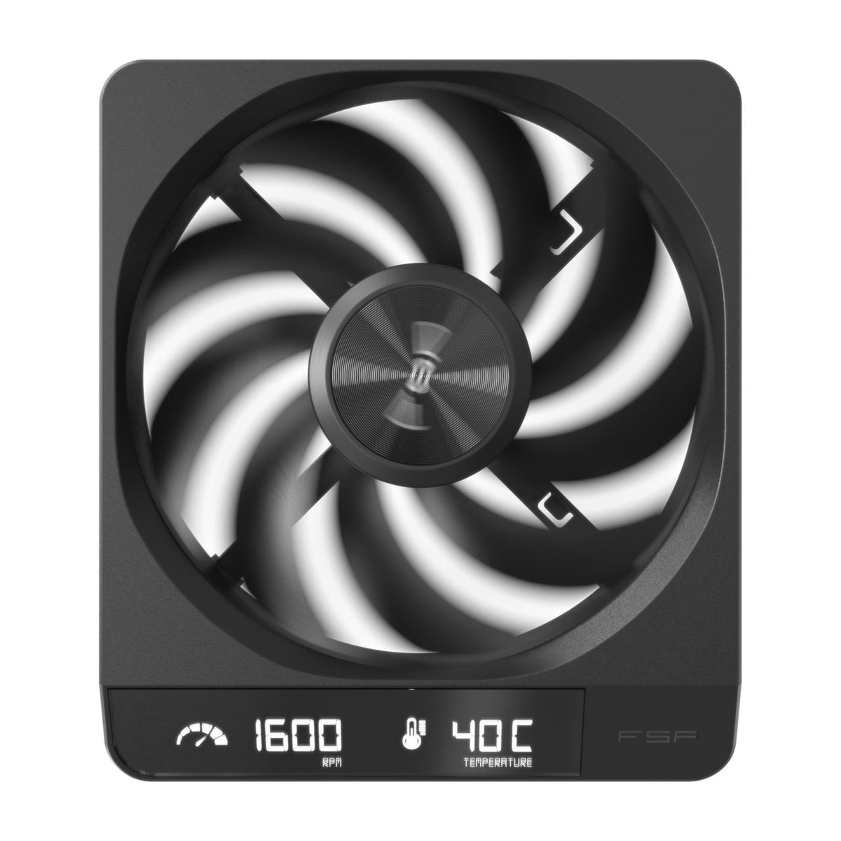 FSP ZENFAN 120mm PWM case fan with digital display