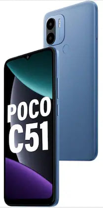 POCO C51 Royal Blue 6GB RAM 128GB Storage Microcenter India