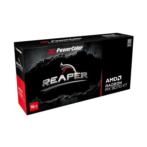 PowerColor Reaper RX 9070 XT 16GB GDDR6 Graphics Card Microcenter India