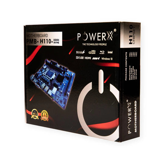 PowerX H110 Micro ATX DDR4 Motherboard Microcenter India