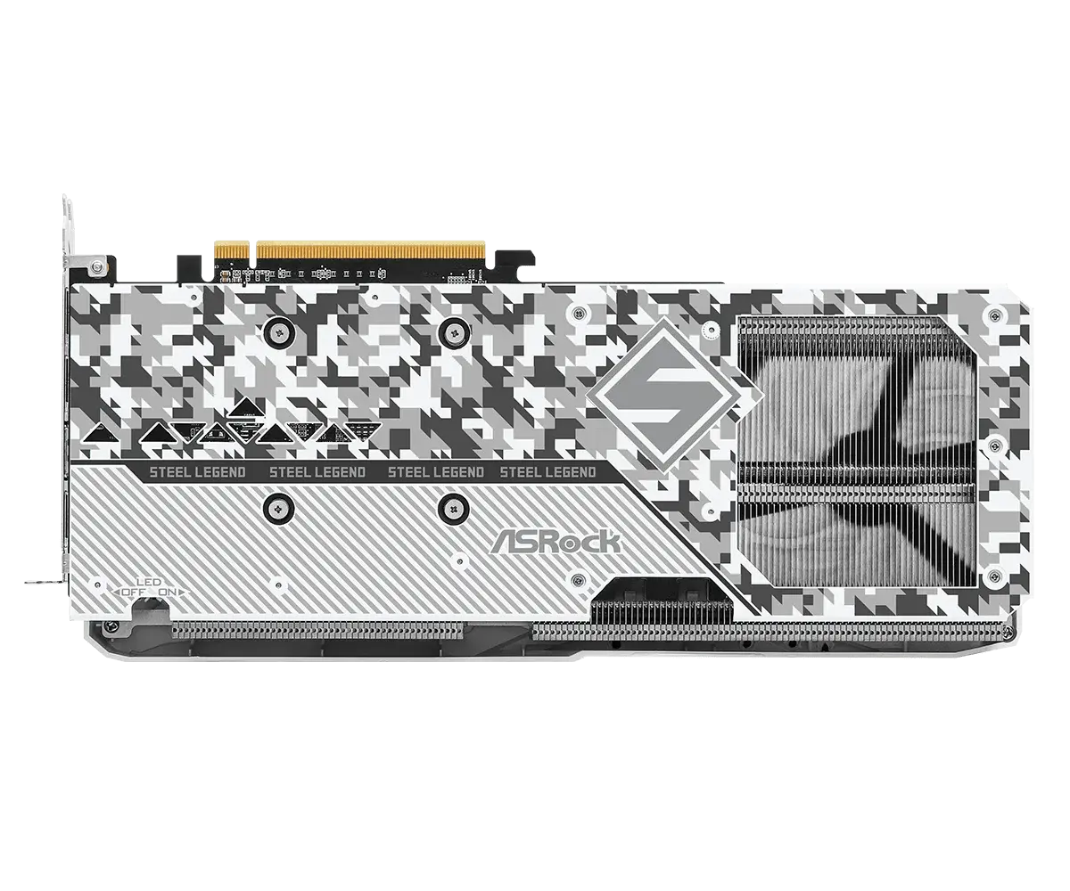 AMD Radeon RX 7600 XT Steel Legend 16GB OC Microcenter India