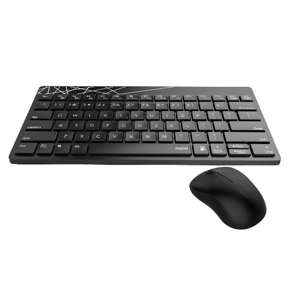 Rapoo 8000S Wireless Keyboard and Mouse Combo - Microcenter India.