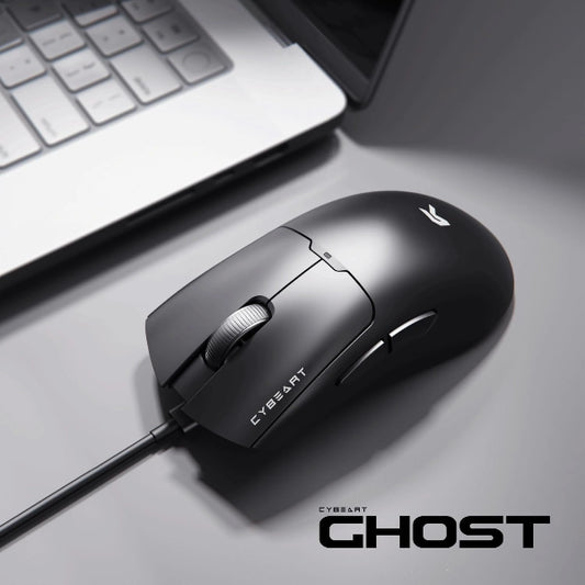 Cybeart Ghost Black Wired Gaming Mouse for FPS - Microcenter India.