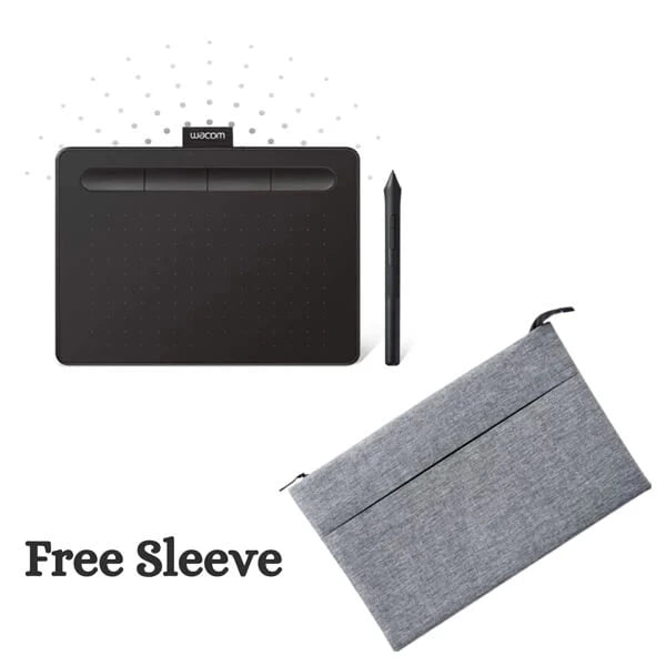 Wacom Intuos CTL-4100WL/K0-CA Digital Small Pen Tablet Black Microcenter India