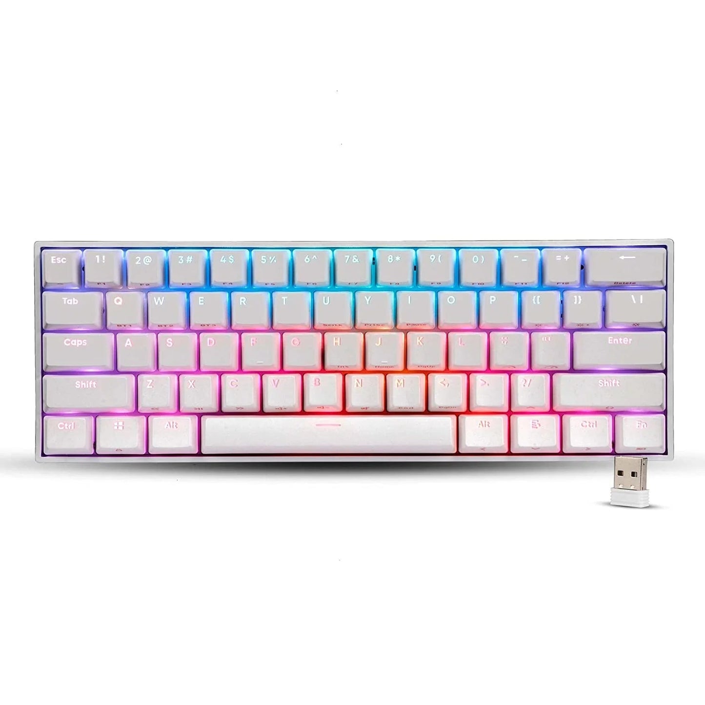 Zebronics Zeb-Max Ninja 200 Mechanical Gaming Keyboard - White Microcenter India