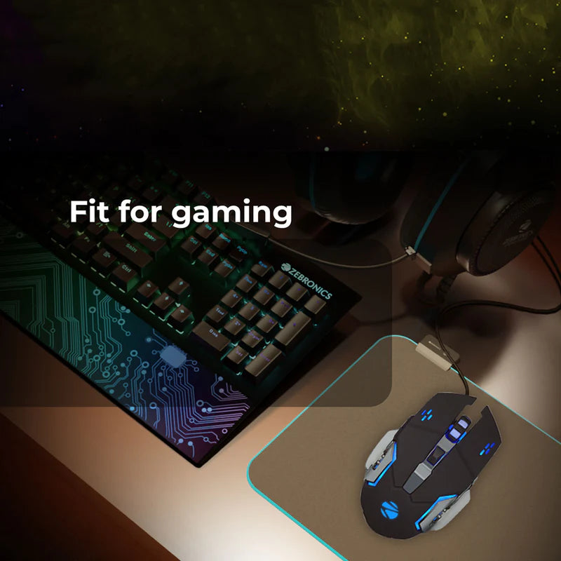 Zebronics Gaming Mouse Zeb Transformer M2 with RGB Lighting Microcenter India