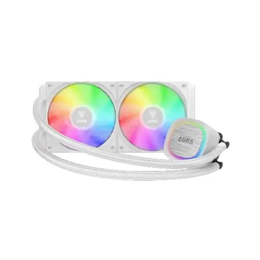 Gamdias Aura GL240 V2 WH ARGB CPU Liquid Cooler White Microcenter India