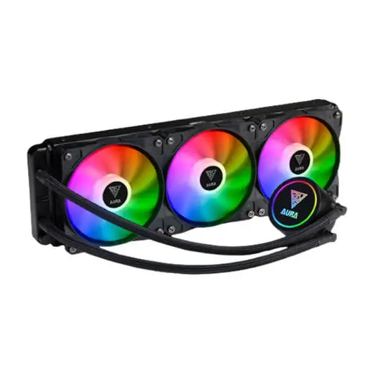 Gamdias AURA GL360 RGB CPU Liquid Cooler (Black) Microcenter India