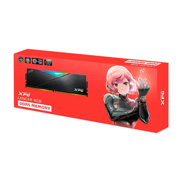 Adata XPG Lancer RGB 32GB DDR5 6000MHz Desktop RAM (Black) Microcenter India