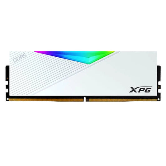 Adata XPG Lancer RGB 32GB (32GBx1) DDR5 6000MHz Desktop RAM (White) Microcenter India