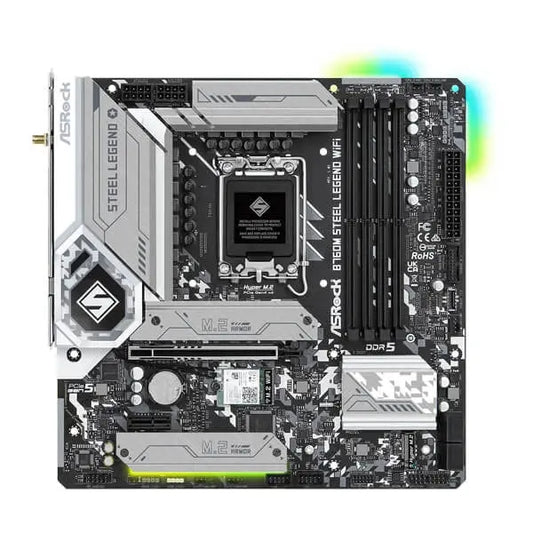 ASRock B760M Steel Legend WIFI Motherboard Microcenter India