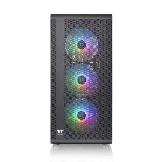 Thermaltake S200 TG ARGB (ATX) Mid Tower Cabinet Black Microcenter India