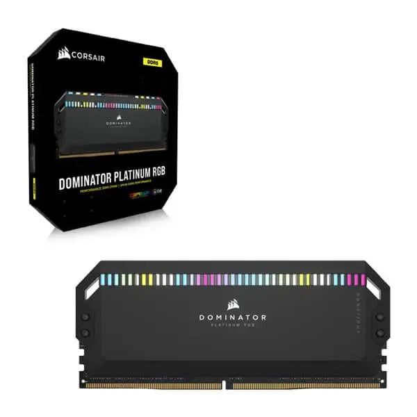 Corsair Dominator Platinum RGB DDR5 32GB (16GBx2) 5600MHz RAM Black