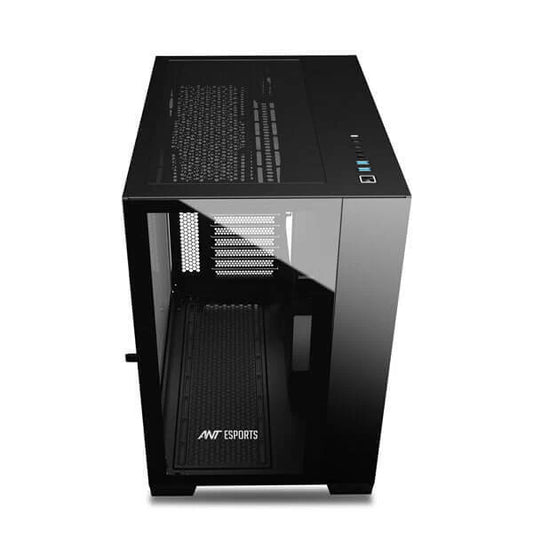 Ant Esports Crystal XL ARGB (ATX) Mid Tower Cabinet (Black) Microcenter India
