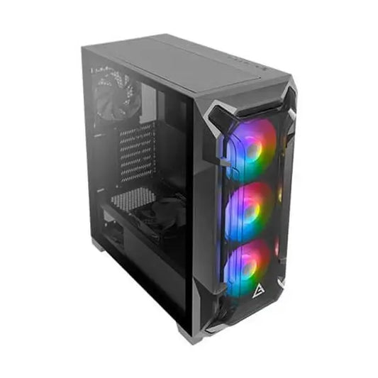 Antec DF600 Flux ARGB (ATX) Mid Tower Cabinet (Black) Microcenter India