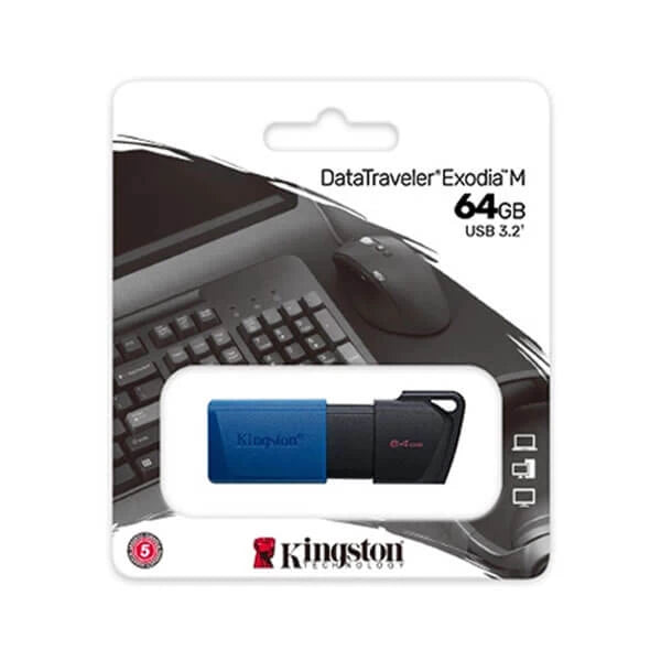 Kingston DataTraveler Exodia M 64GB Pen Drive Microcenter India