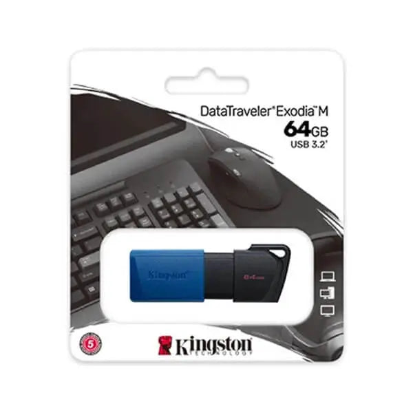 Kingston DataTraveler Exodia M 64GB Pen Drive Microcenter India