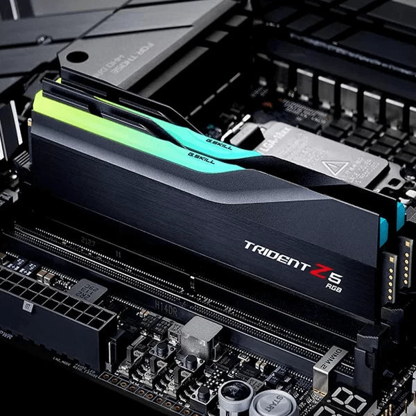 G.Skill Trident Z5 RGB 64GB (32GBx2) DDR5 6000MHz Desktop RAM Microcenter India