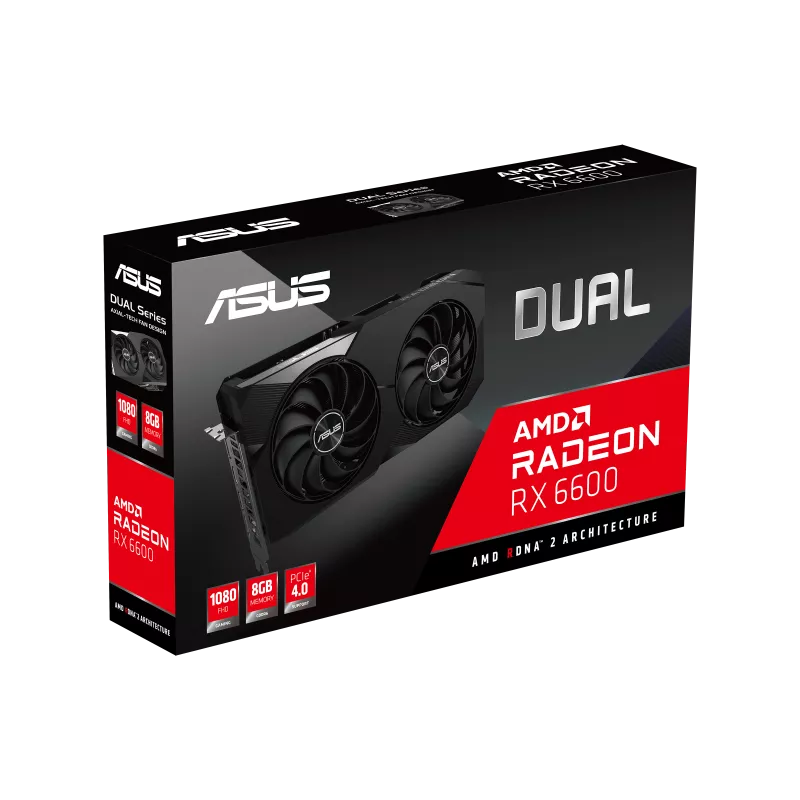 ASUS Dual Radeon RX 6600 8GB GDDR6 Microcenter India