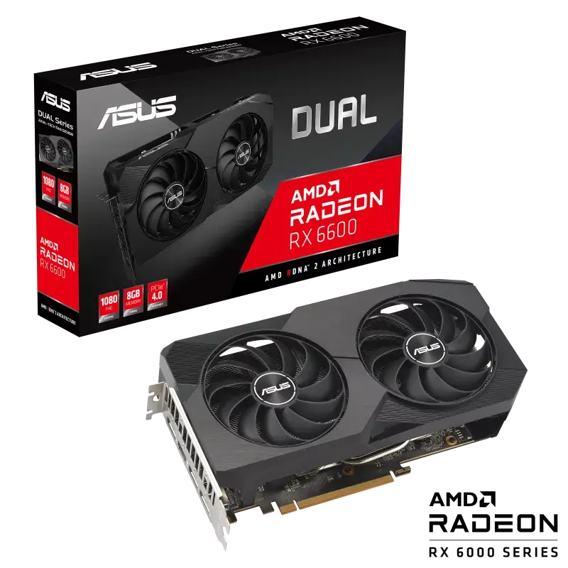 ASUS Dual Radeon RX 6600 V2 8GB GDDR6 Microcenter India