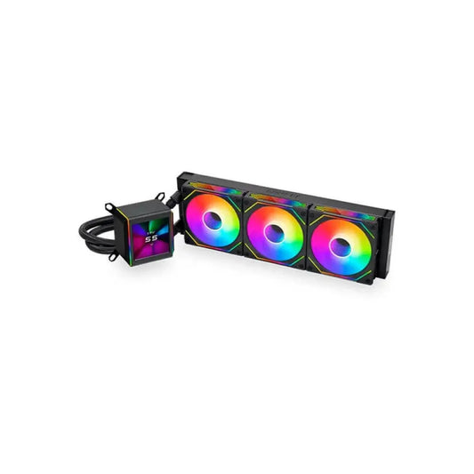 Lian Li Galahad II LCD SL-INF 360MM ARGB Liquid CPU Cooler Black Microcenter India