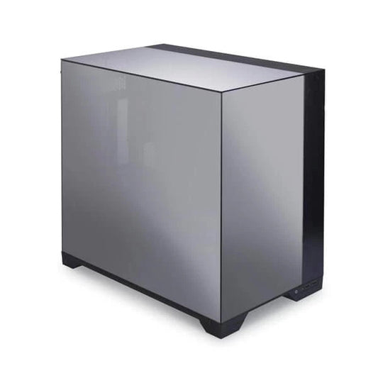 Lian Li O11 Vision (E-ATX) Mid Tower Cabinet Chrome Microcenter India