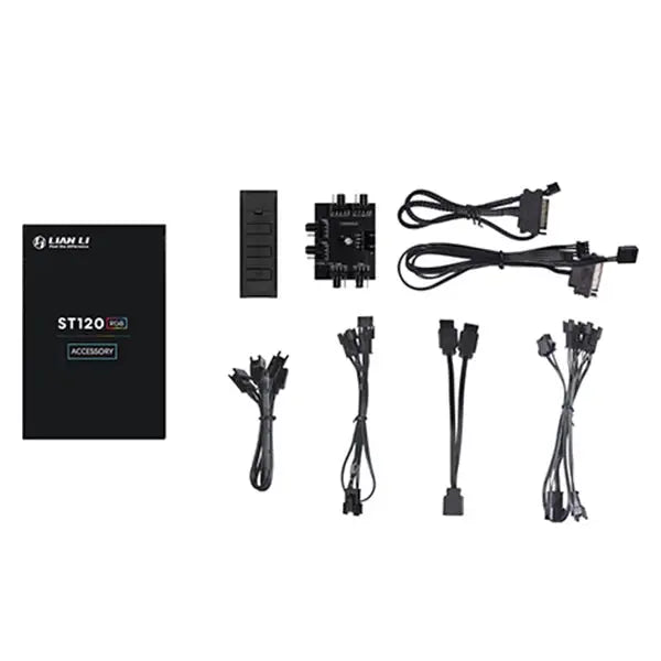 Lian Li ST120 Black 120mm ARGB Cabinet Fan (Triple Pack) Microcenter India