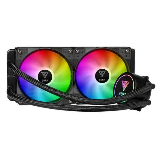 Gamdias AURA GL240 RGB CPU Liquid Cooler (Black) Microcenter India