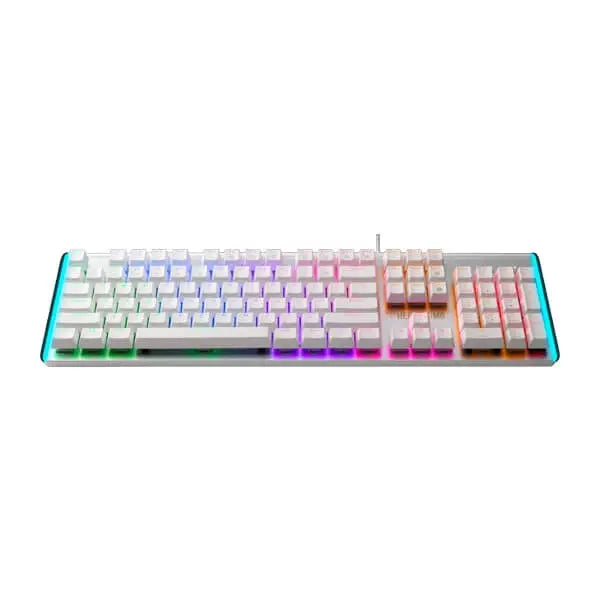 Gamdias Hermes M6 Mechanical Gaming Keyboard Blue Switch (White) Microcenter India
