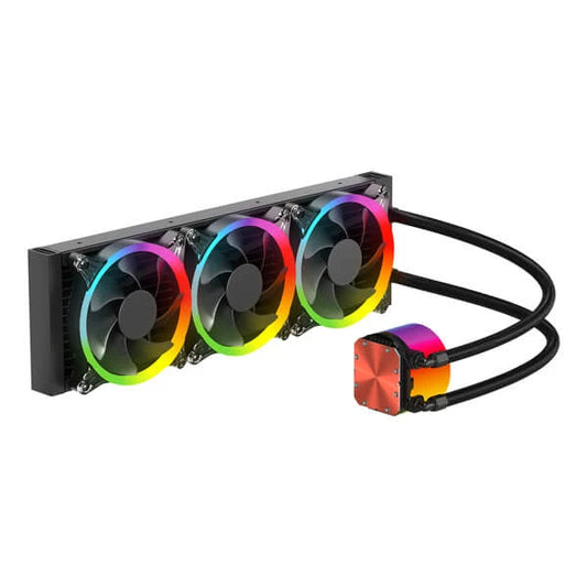 Ant Esports ICE Chroma 360 AIO ARGB 360mm CPU Liquid Cooler Black Microcenter India