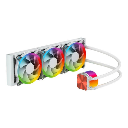 Ant Esports ICE Chroma 360 ARGB 360mm CPU Liquid Cooler White