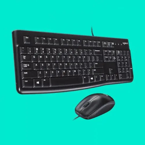 Logitech MK120 Wired Keyboard and Mouse Combo - Microcenter India.