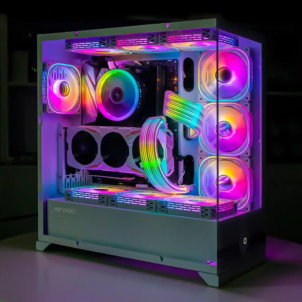 Ant Esports Neon Glow 24PIN ARGB Extension Cable White Microcenter India