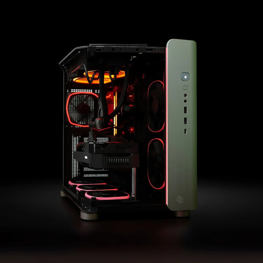 Inferno Red PC Build Microcenter India