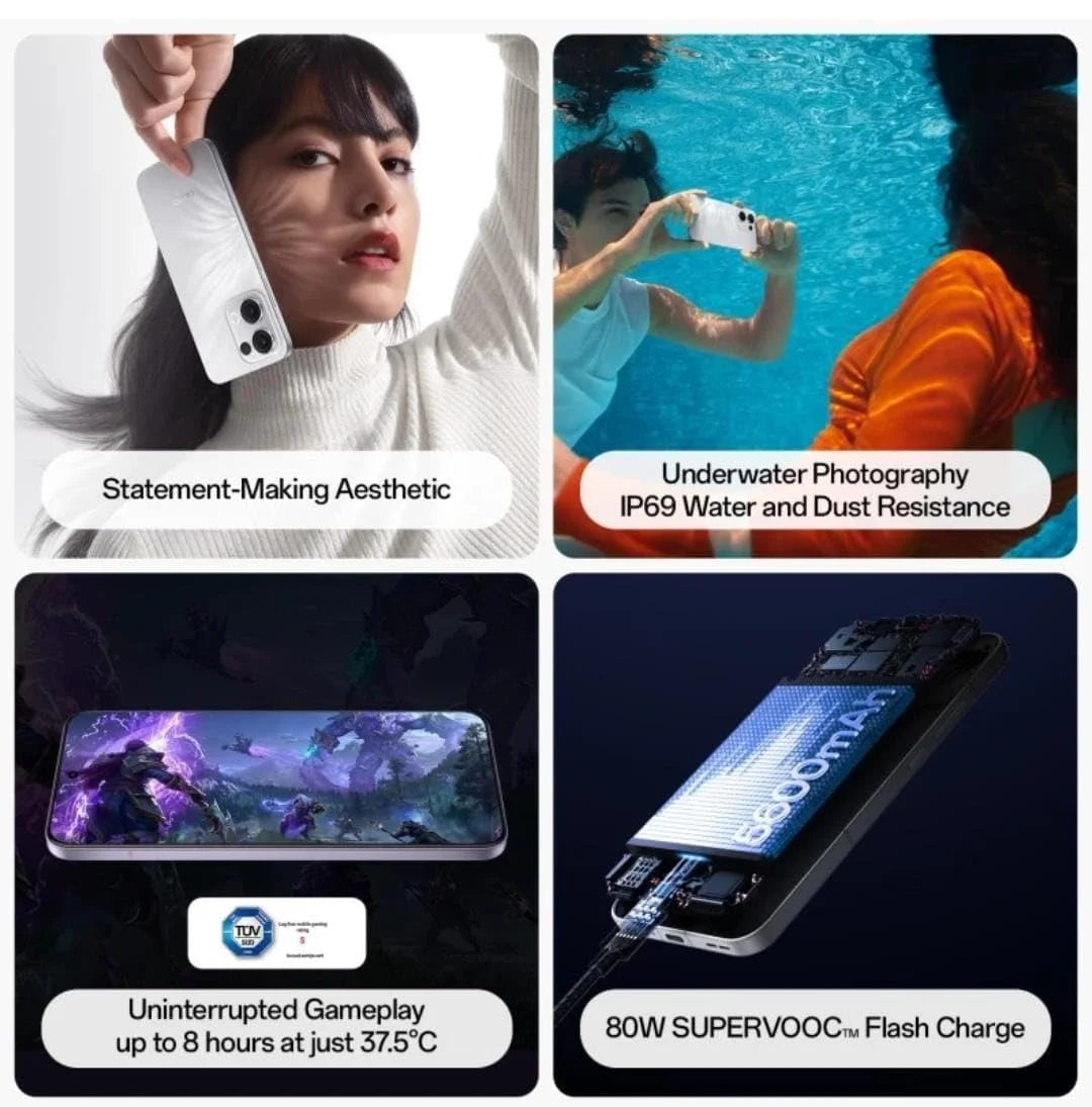 OPPO Reno 13 5G IVORY WHITE (8/128GB) Microcenter India