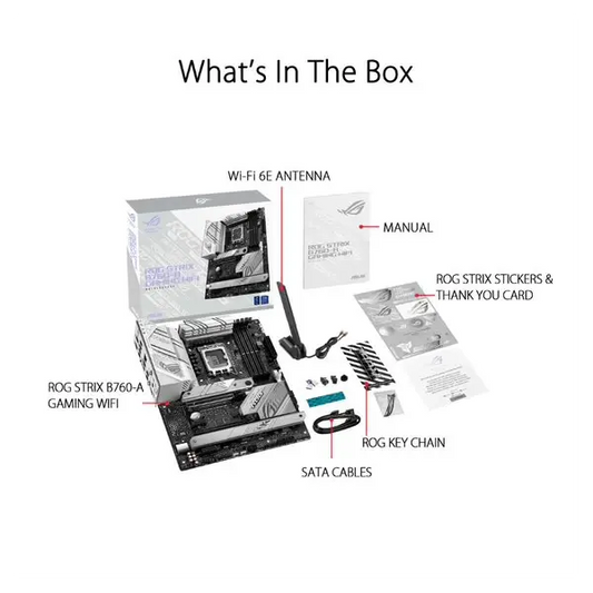 Asus ROG Strix B760-A Gaming WIFI Motherboard
