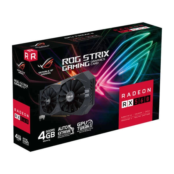 Asus ROG Strix Radeon RX 560 V2 4GB Gaming Graphics Card Microcenter India