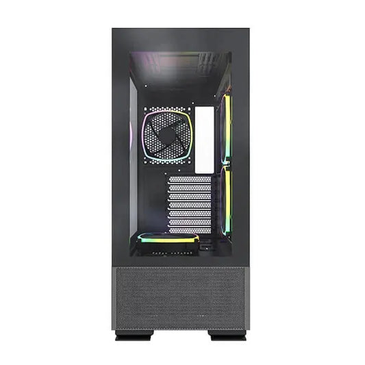 Montech Sky Two ARGB (ATX) Mid Tower Cabinet (Black) Microcenter India