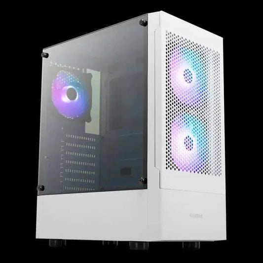 Gamdias Talos E3 Mesh ARGB (ATX) Mid Tower Cabinet (White) Microcenter India