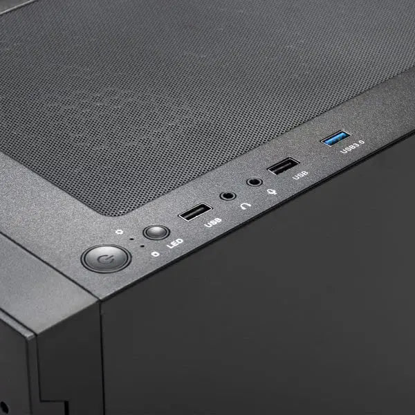 Gamdias Talos E3 Mesh ARGB (ATX) Mid Tower Cabinet (Black) Microcenter India