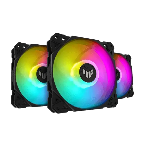 Asus TUF Gaming TF120 ARGB 120mm Cabinet Fan With ARGB Controller (Triple Pack)
