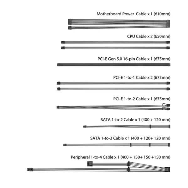 Asus TUF Gaming 1000G 1000 Watt 80 Plus Gold ATX 3.0 SMPS Microcenter India