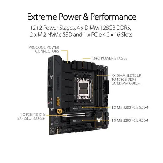 Asus TUF Gaming B650M Plus Motherboard Microcenter India