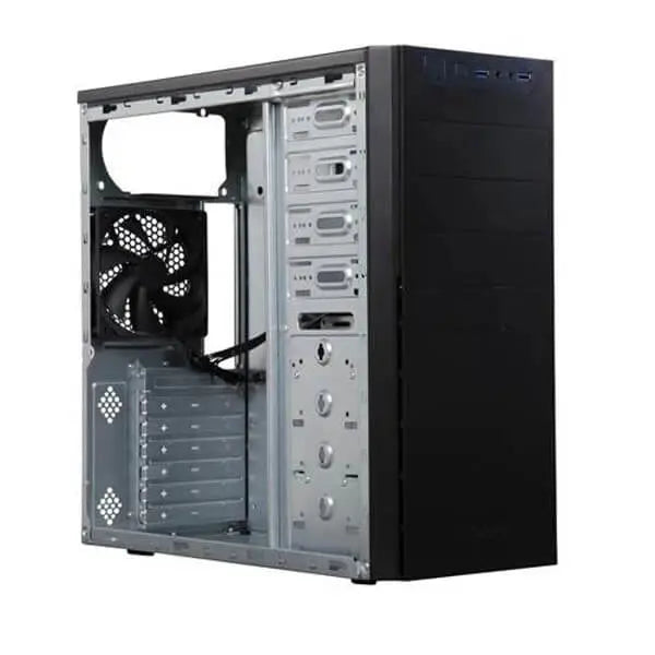 Antec VSK4000B-U3 (ATX) Mid Tower Cabinet (Black) Microcenter India