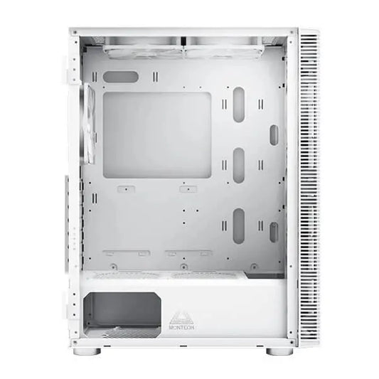 Montech X3 Glass RGB Cabinet (White) Microcenter India